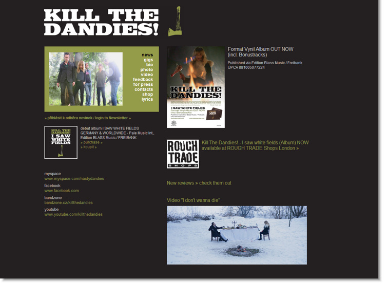 Grafický design www stránek - webdesign