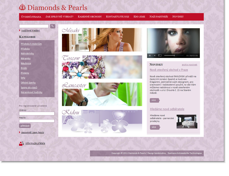 Grafický design www stránek - webdesign