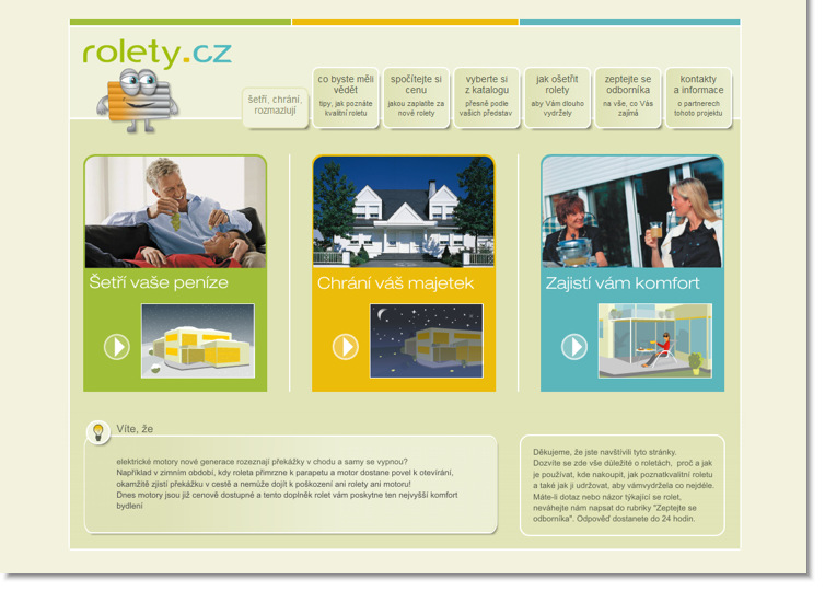 Grafický design www stránek - webdesign