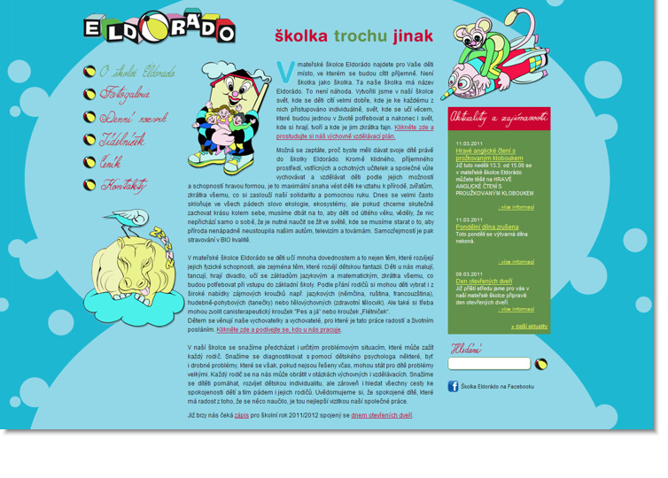 Grafický design www stránek - webdesign